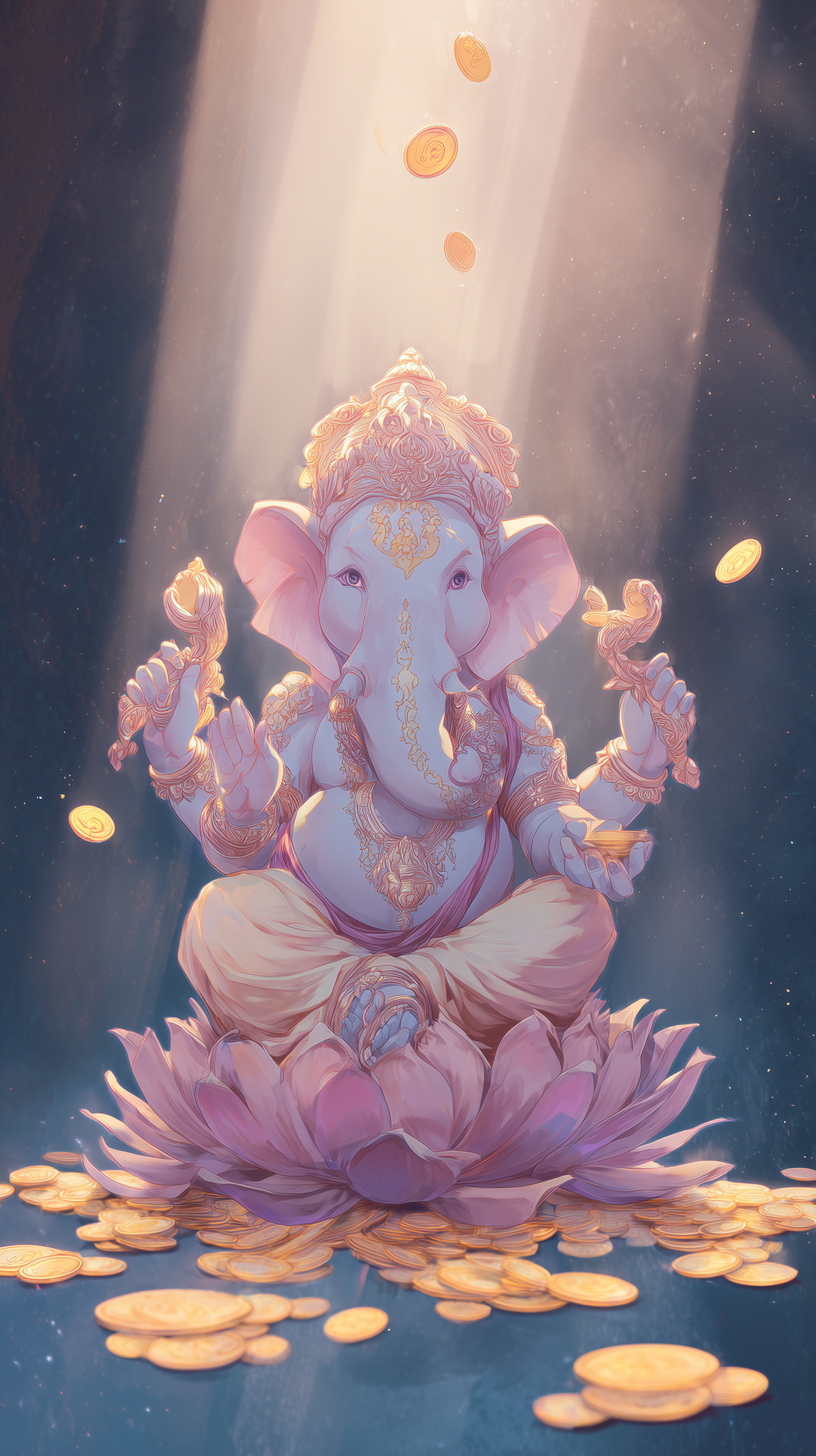 พระพิฆเนศเสริมเงินทอง